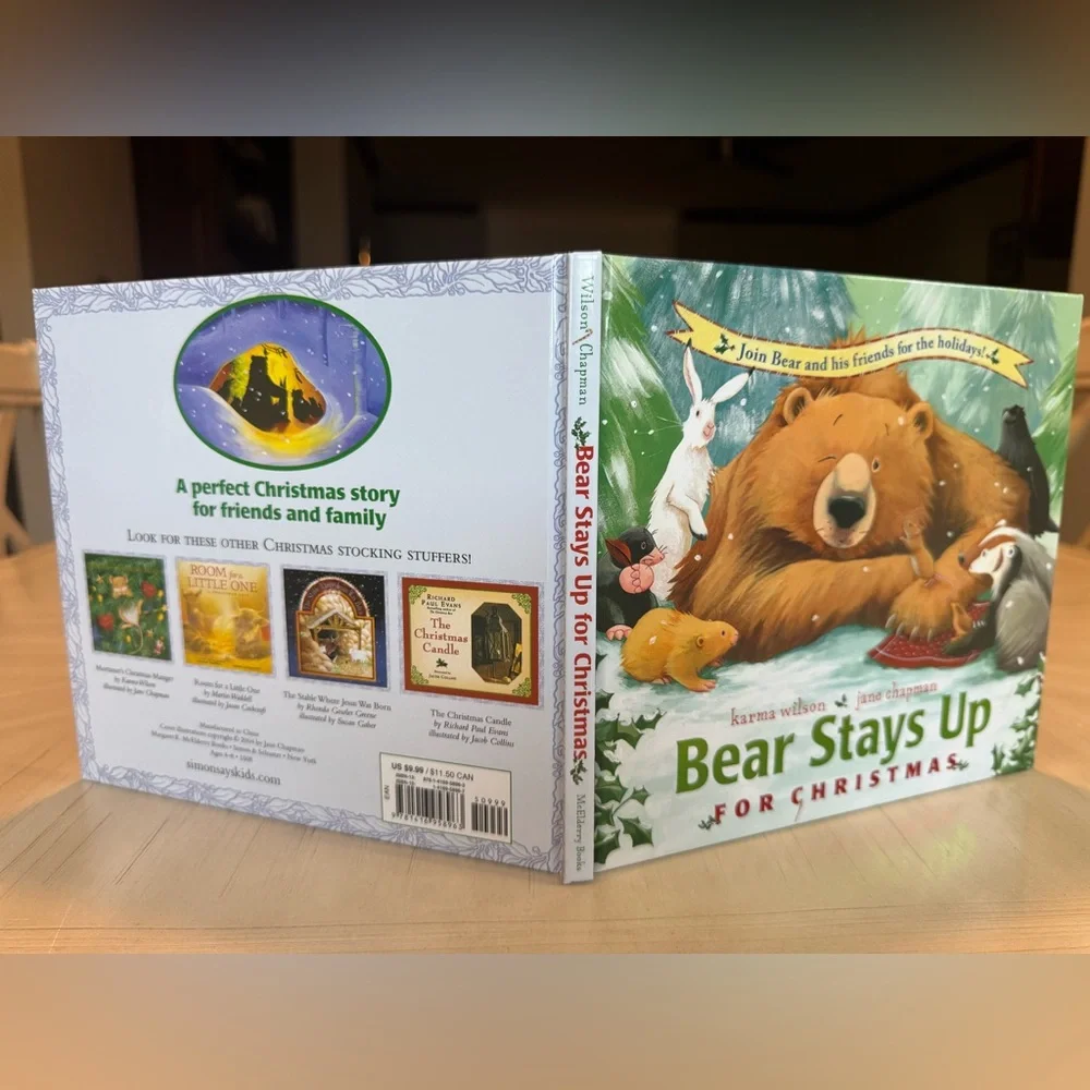 Bear Stays Up for Christmas – Children’s Book by Karma Wilson & Jane Chapman - Picture 3 of 12